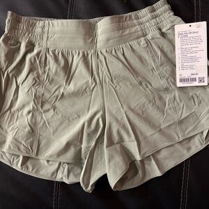 Lululemon Athletica Light Olive Athletic Shorts